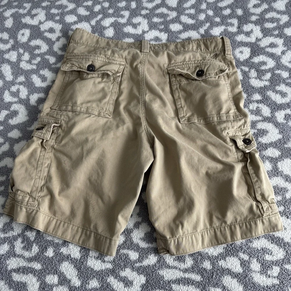 American Eagle | Cargo Shorts Men's Size 34 Khaki Beige Classic Y2K